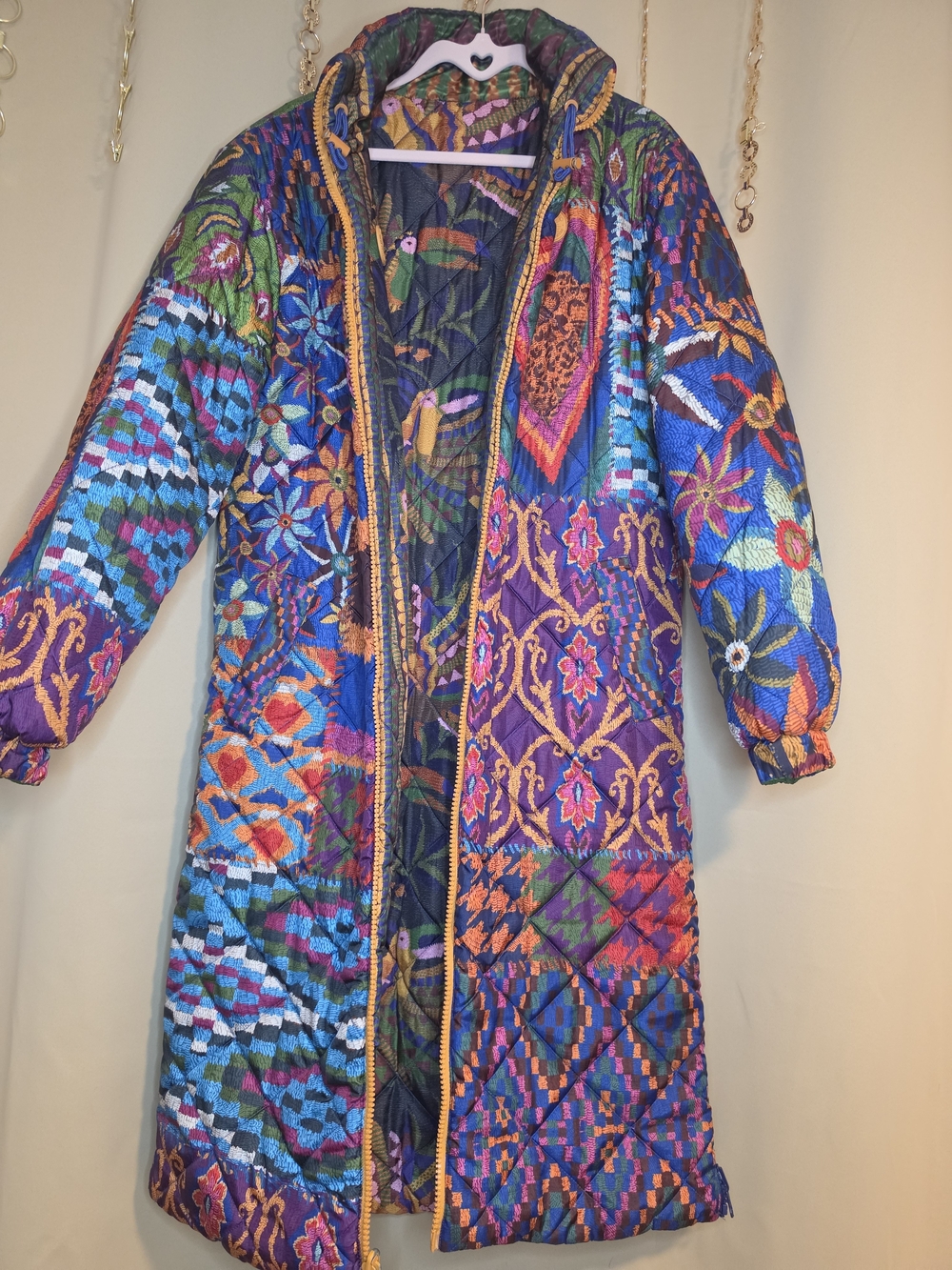 FARM Rio Girls' Multicolor Quilted Dress - XS (Missing Belt)